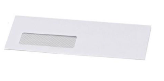 Postmaster Envelopes Wallet Gummed with Window 90gsm White DL 
